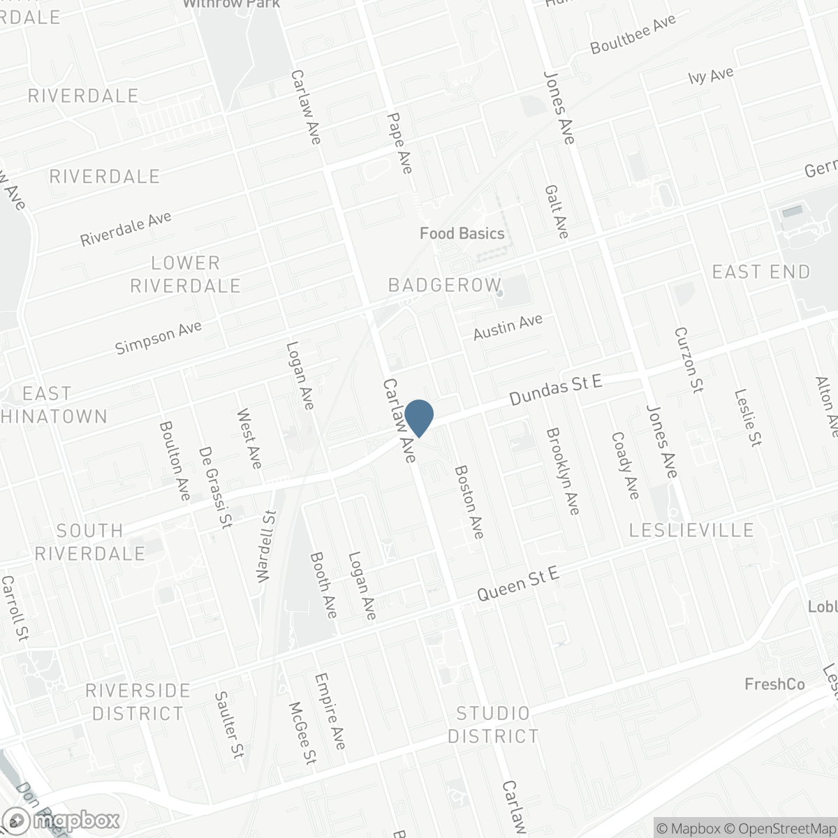 406 - 1190 DUNDAS STREET E, Toronto, Ontario M4M 0C5